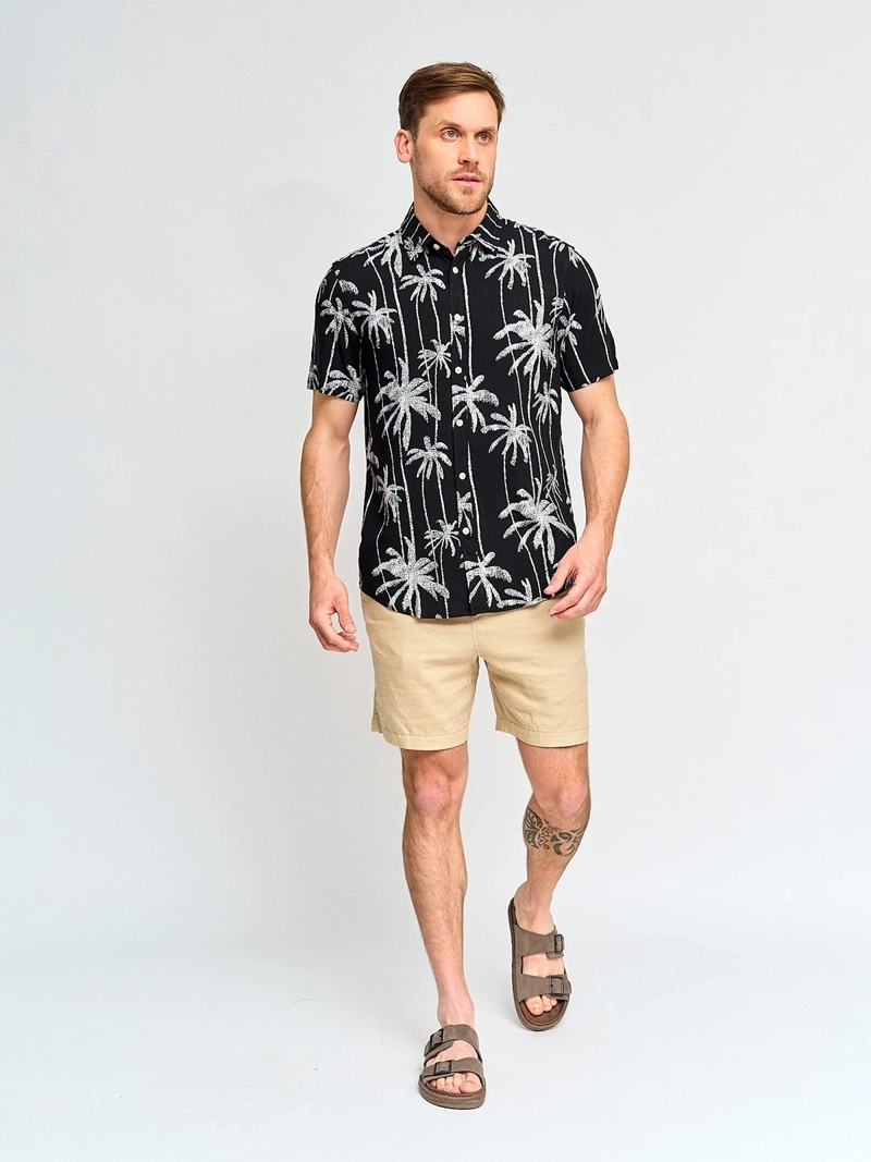 CAMISA HOMBRE KENNETH STEVENS MANGA CORTA - 4