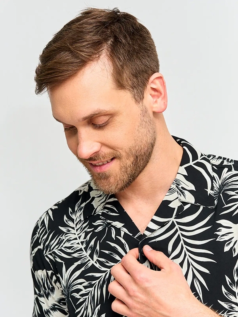 CAMISA HOMBRE KENNETH STEVENS MANGA CORTA - 3
