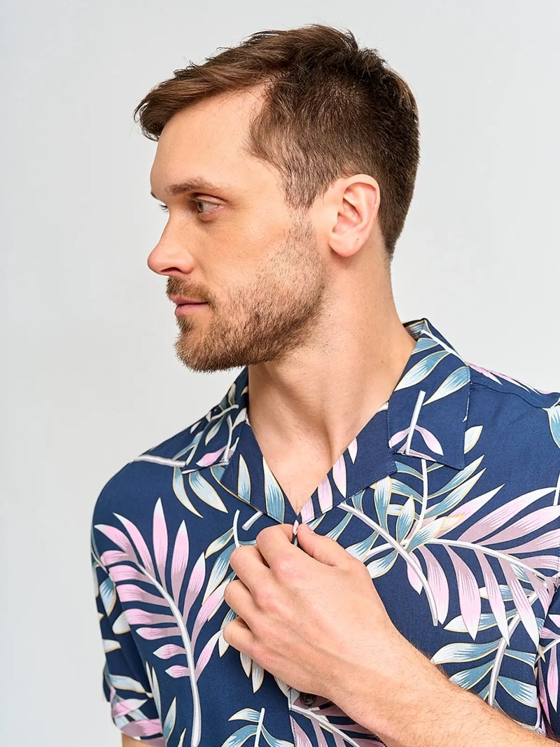 CAMISA HOMBRE KENNETH STEVENS MANGA CORTA - 3