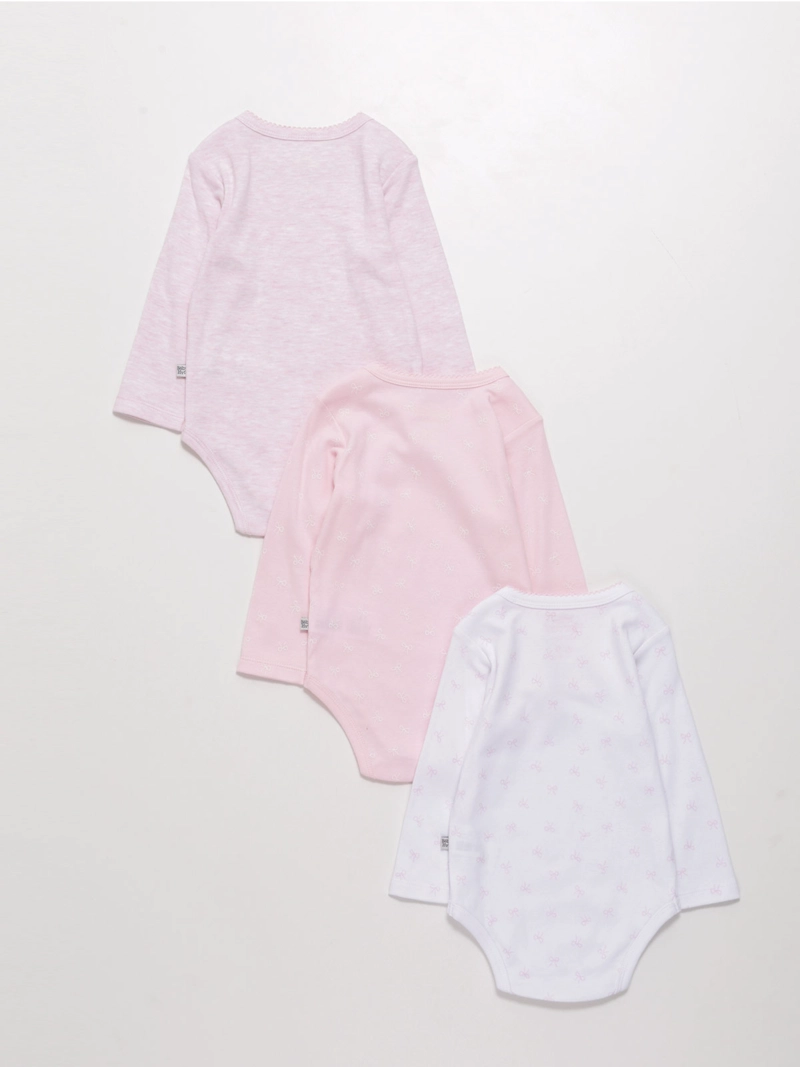 PACK X3 BODIES ALGODÓN NIÑA BABY HARVEST - 2