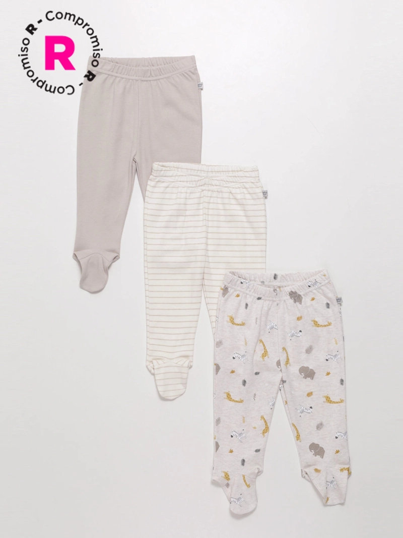 PACK X3 ROPA INTERIOR ALGODÓN NIÑO BABY HARVEST  - 1