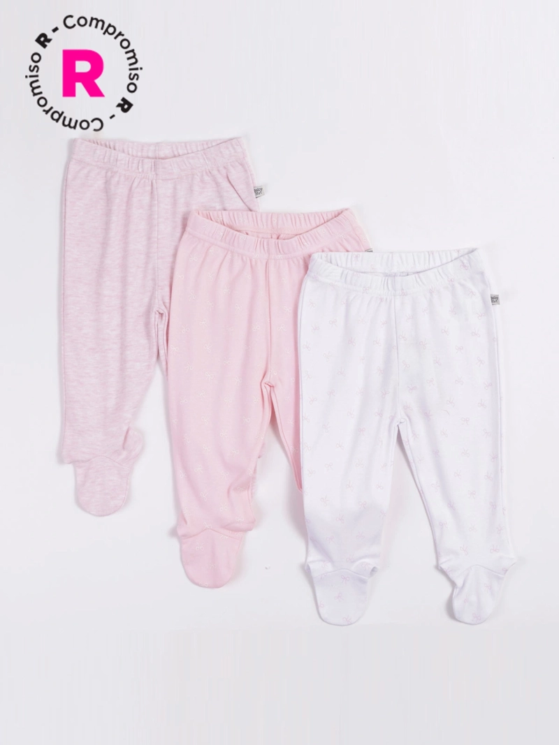 PACK X3 ROPA INTERIOR ALGODÓN NIÑA BABY HARVEST  - 1