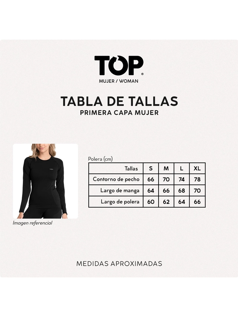 PRIMERA CAPA MUJER TOP BLANCO M187MC2 - 4