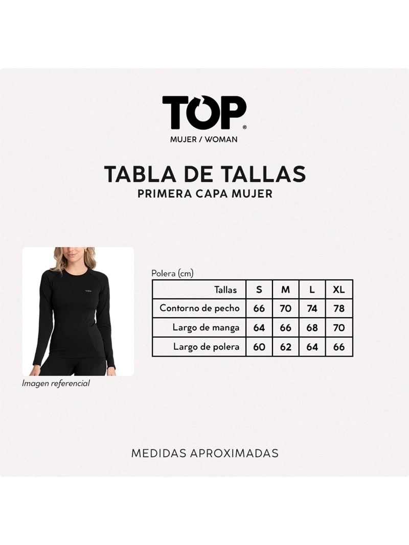 PRIMERA CAPA MUJER TOP BLANCO M187MC2 - 4