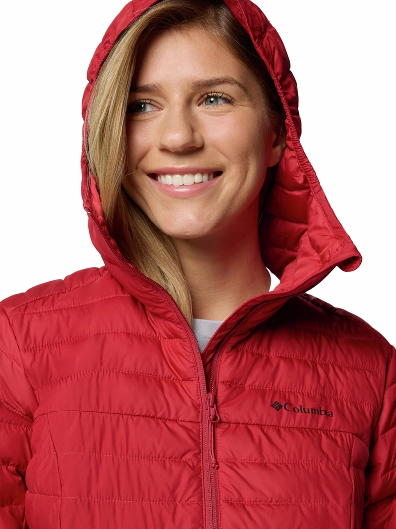 CHAQUETA MUJER COLUMBIA ROJO SILVER FALLS - 3