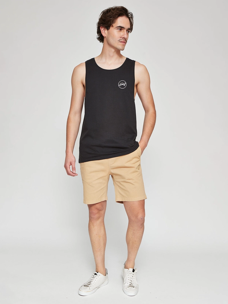 BERMUDA HOMBRE HALF ALGODÓN PRETINA ELASTICADA - 4