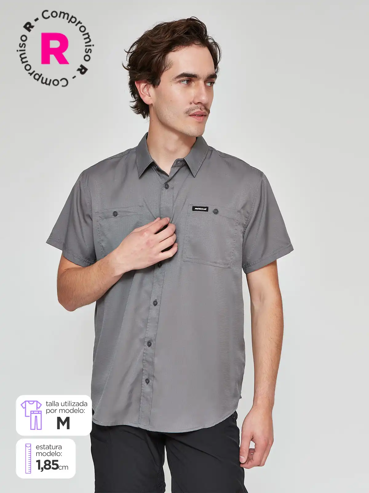 RESCUE CAMISA MANGA CORTA HOMBRE RESCUE TOMBY