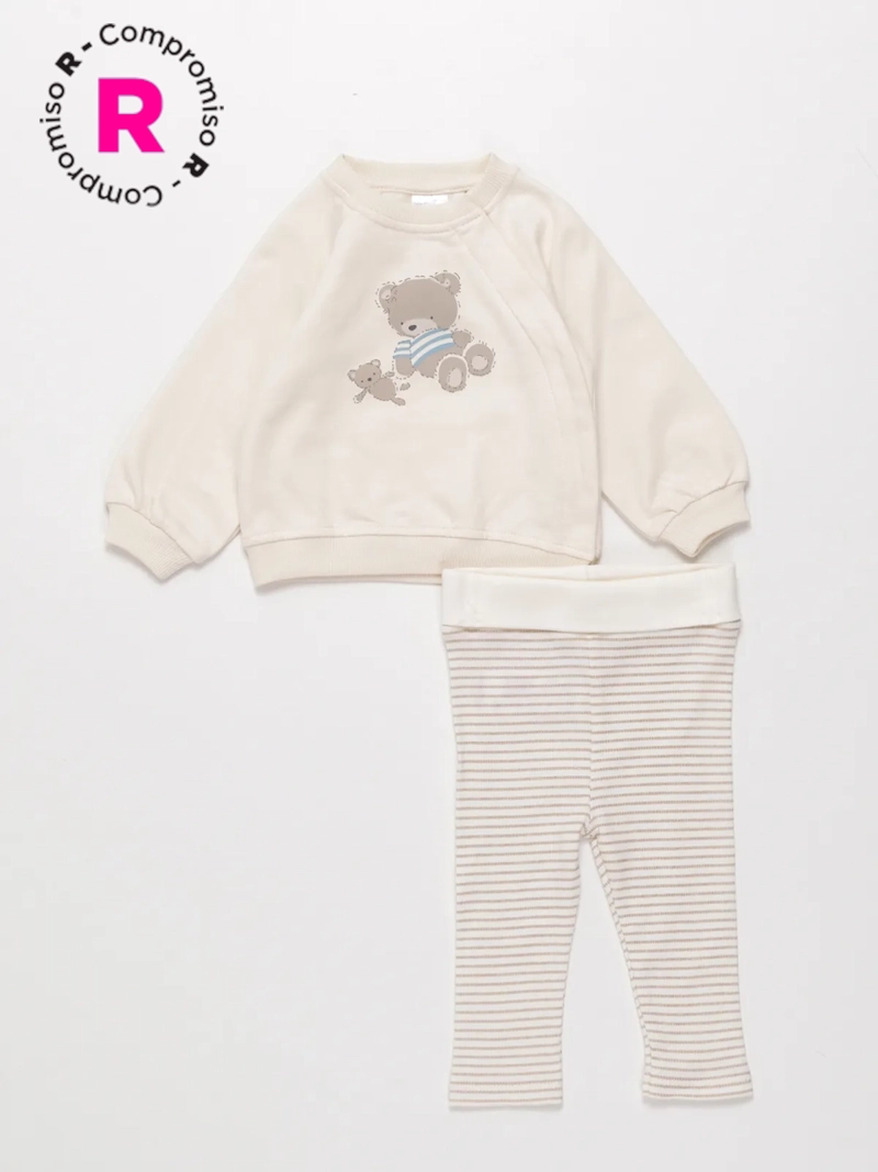 CONJUNTO NIÑA BABY HARVEST BEAR - 1