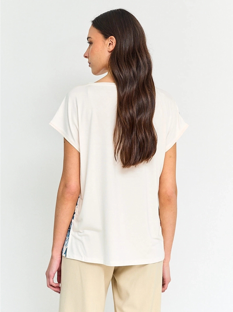 POLERA MUJER CACHAREL MANGA CORTA ESTAMPADA - 2