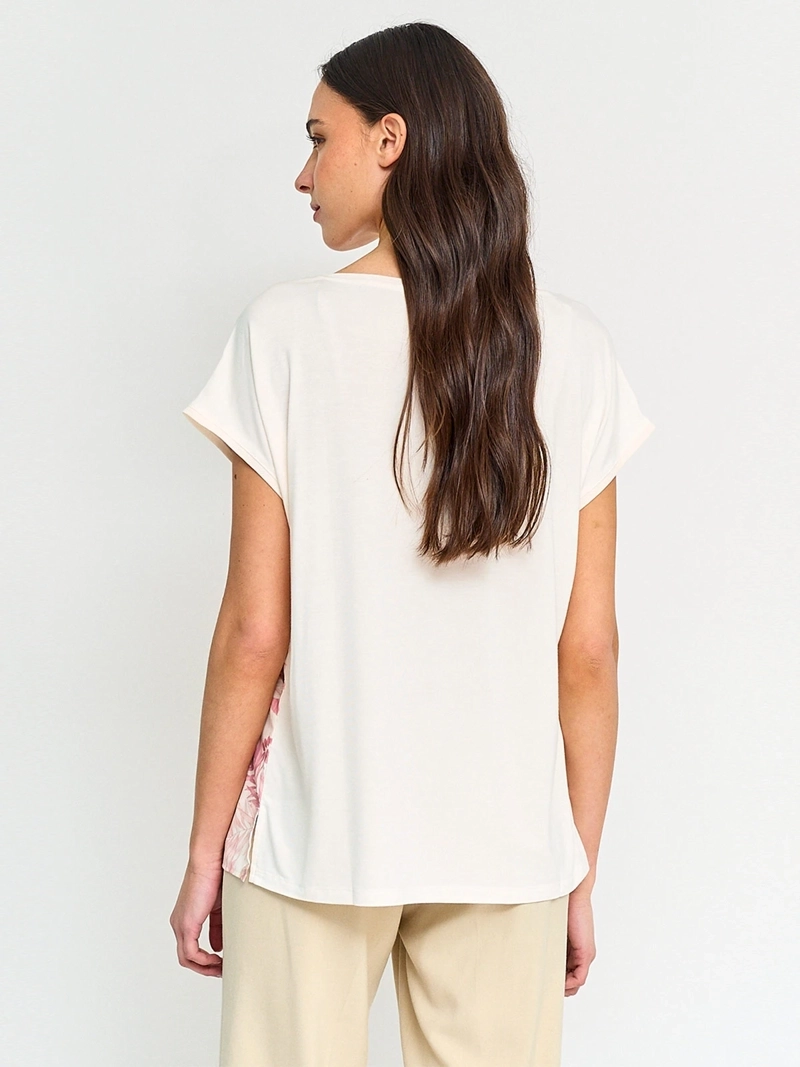 POLERA MUJER CACHAREL MANGA CORTA ESTAMPADA - 2