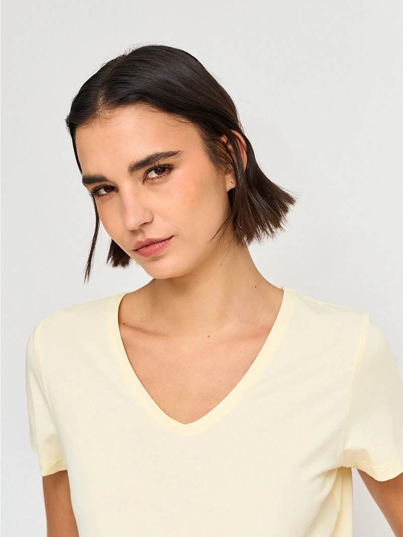 POLERA MUJER MARQUIS ALGODÓN CUELLO EN V - 3