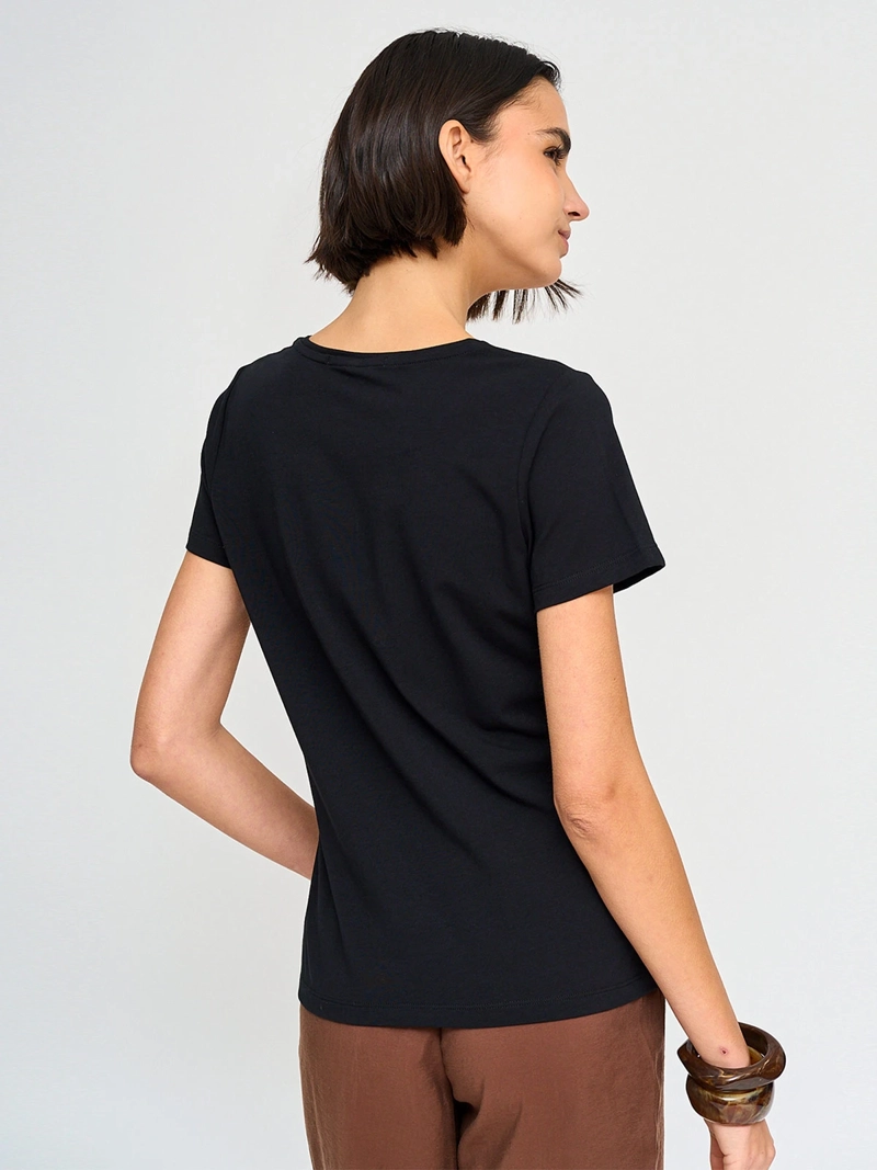 POLERA MUJER MARQUIS ALGODÓN CUELLO EN V - 2