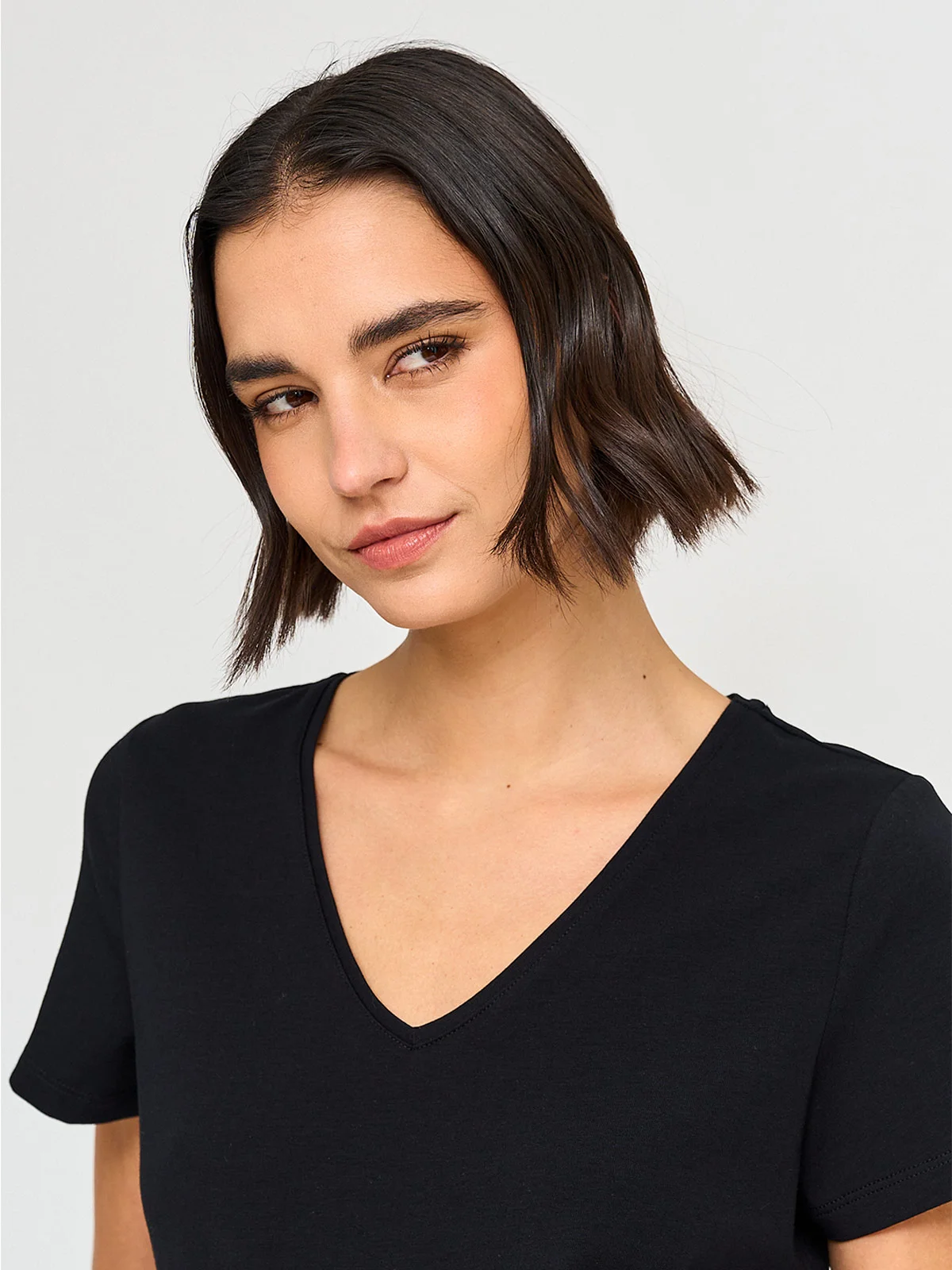 POLERA MUJER MARQUIS ALGODÓN CUELLO EN V - 3