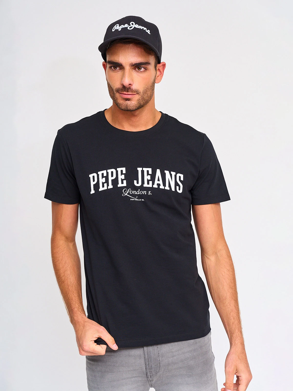 PACK POLERA + JOCKEY HOMBRE PEPE JEANS ALGODÓN  - 1