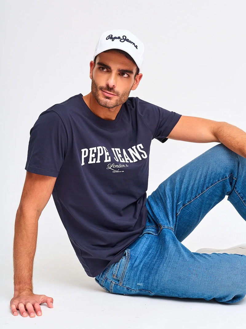 PACK POLERA + JOCKEY HOMBRE PEPE JEANS ALGODÓN  - 5