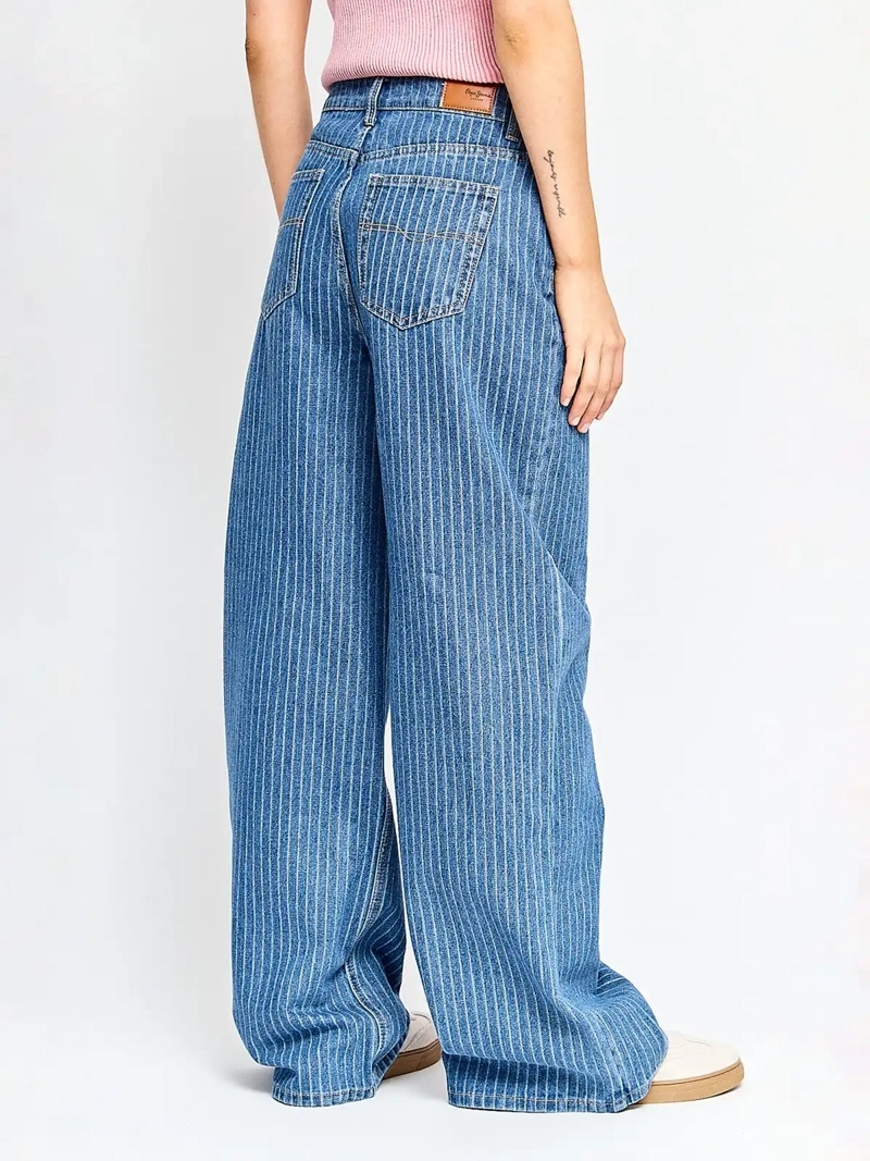 JEANS MUJER PEPE JEANS ALGODÓN WIDE LEG - 3