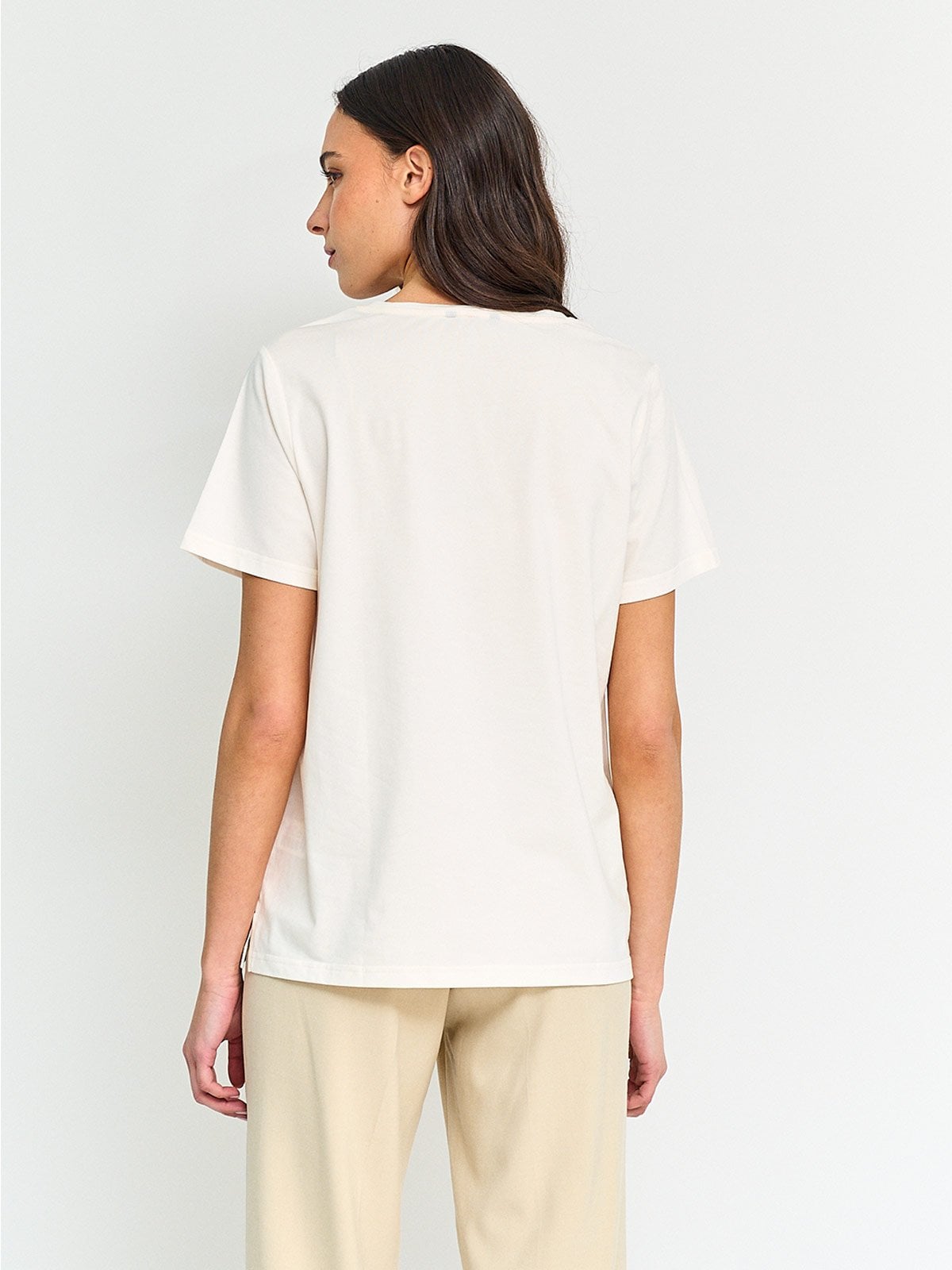 POLERA MUJER CACHAREL ALGODÓN MANGA CORTA - 2
