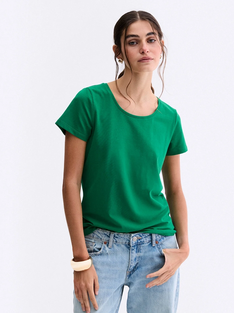 POLERA MUJER MARQUIS ALGODÓN MANGA CORTA