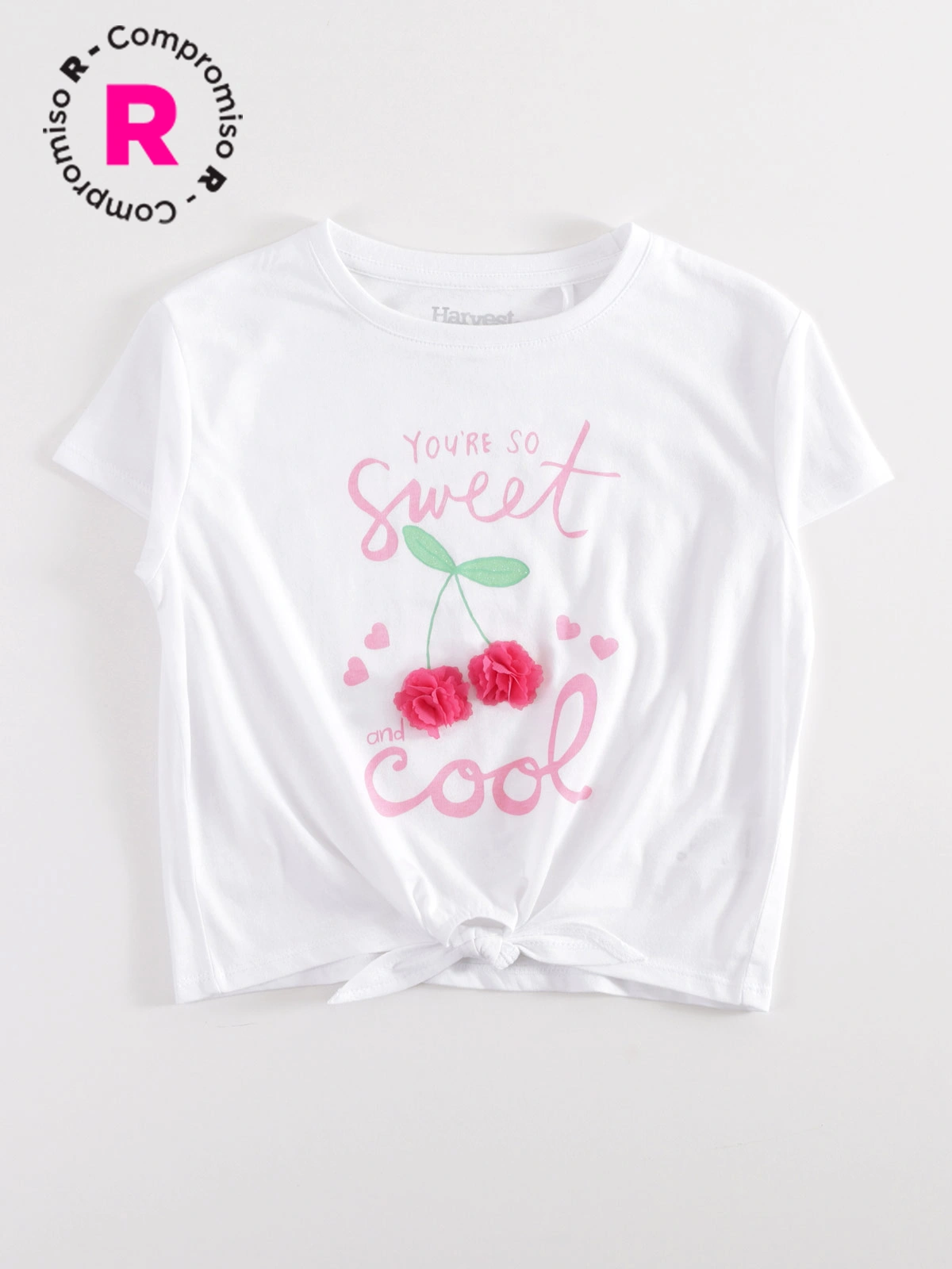 POLERA MANGA CORTA NIÑA HARVEST