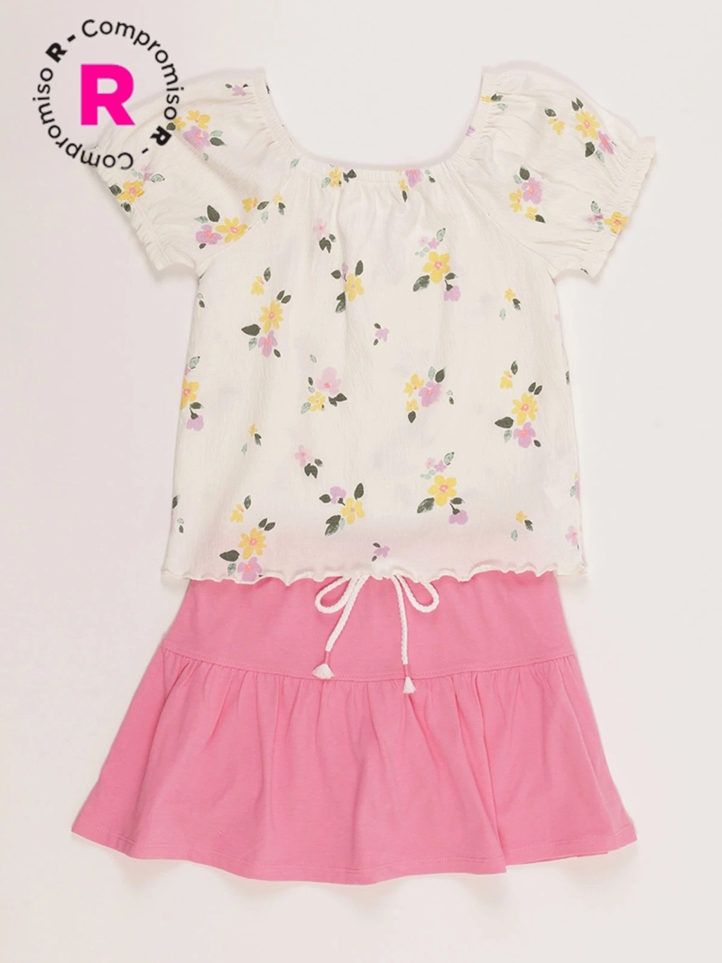 HARVEST CONJUNTO NIÑA HARVEST FLORES