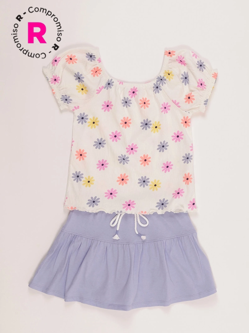 CONJUNTO NIÑA HARVEST FLORES - 1