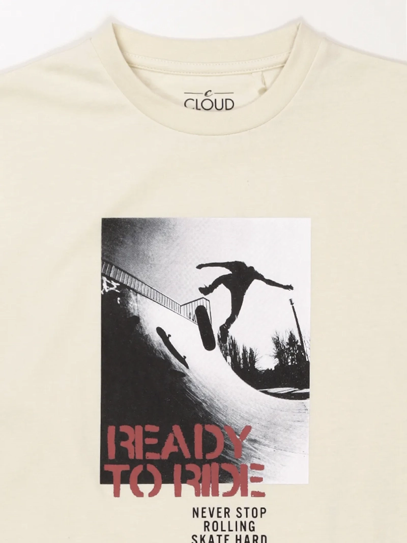 POLERA MANGA LARGA ALGODÓN NIÑO CLOUDBREAK ESTAMPADA I26 - 3