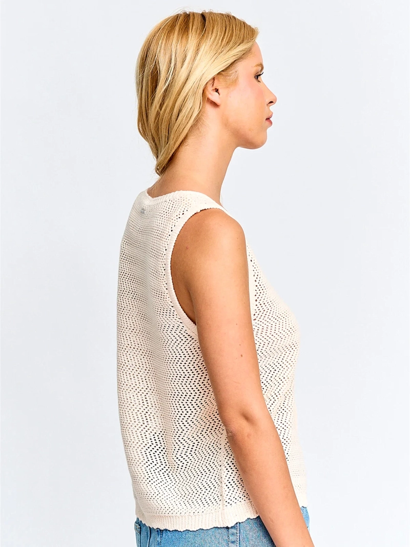 SWEATER MUJER BARBADOS ALGODÓN SIN MANGAS - 2