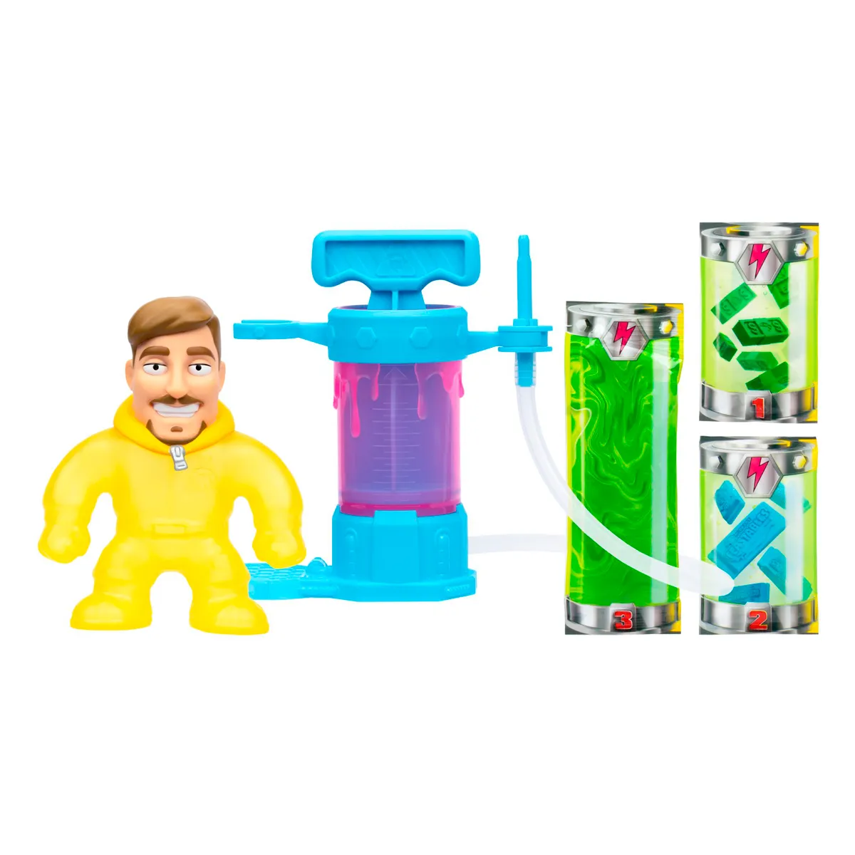 FIGURA DE ACCIÓN MOOSE TOYS MR BEAST LAB SET CREADOR DE HÉROES - 2
