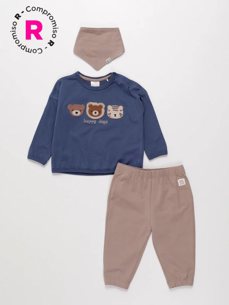 CONJUNTO NIÑO BABY HARVEST TERRY  - 1