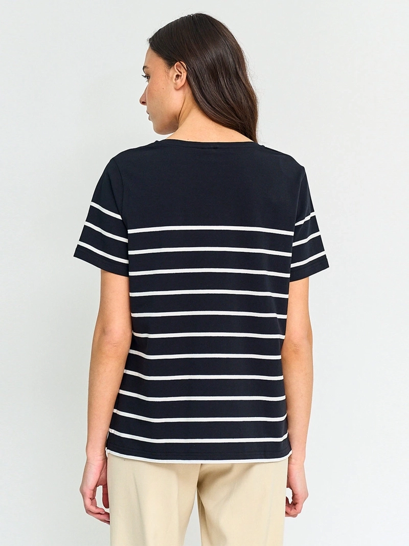 POLERA MUJER CACHAREL ALGODÓN MANGA CORTA - 2