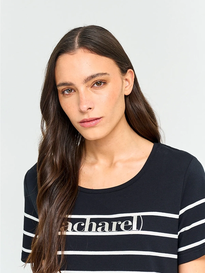 POLERA MUJER CACHAREL ALGODÓN MANGA CORTA - 3