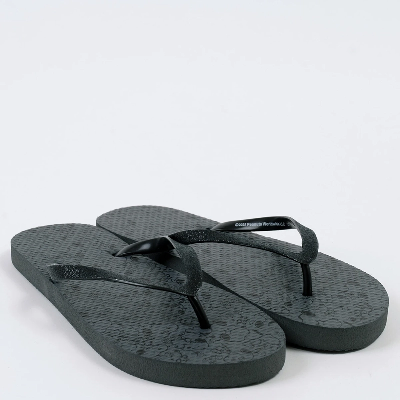 SANDALIAS MUJER SNOOPY NEGRO - 2