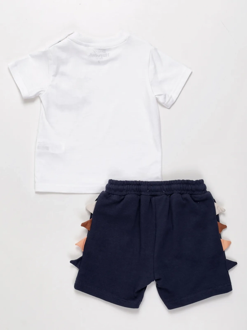 CONJUNTO MANGA CORTA NIÑO BABY HARVEST DINO - 2