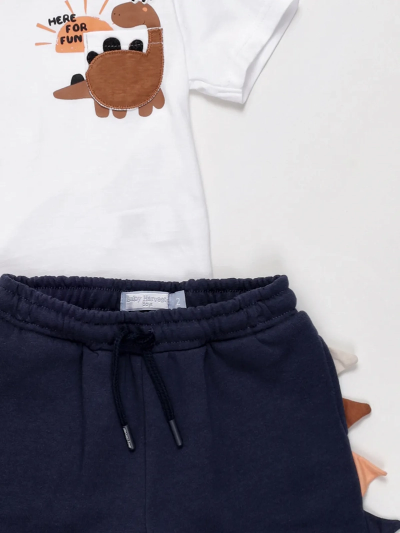 CONJUNTO MANGA CORTA NIÑO BABY HARVEST DINO - 3