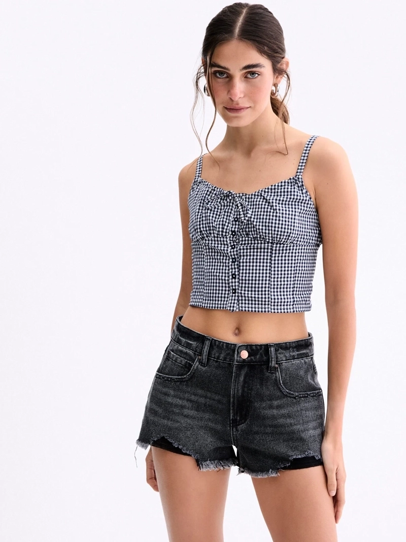 BLUSA MUJER INDEX SIN MANGAS TIPO CORSET - 1