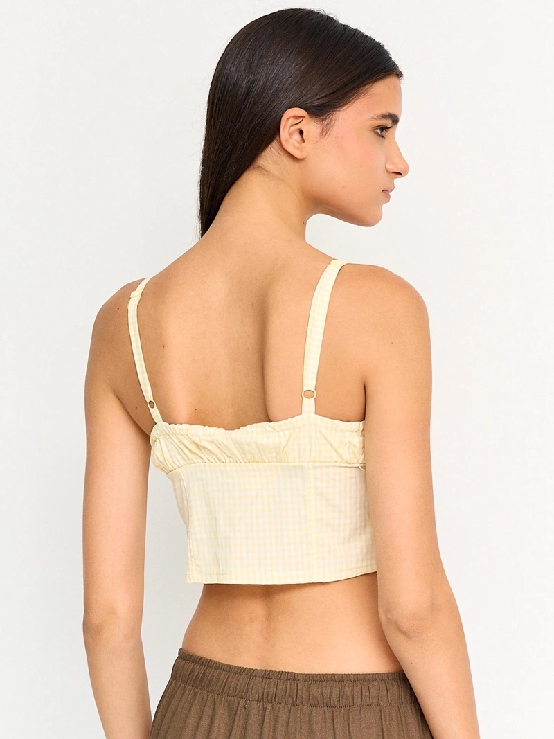 BLUSA MUJER INDEX SIN MANGAS TIPO CORSET - 2
