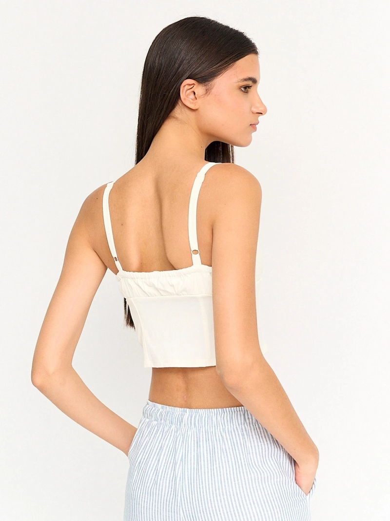 BLUSA MUJER INDEX SIN MANGAS TIPO CORSET - 2