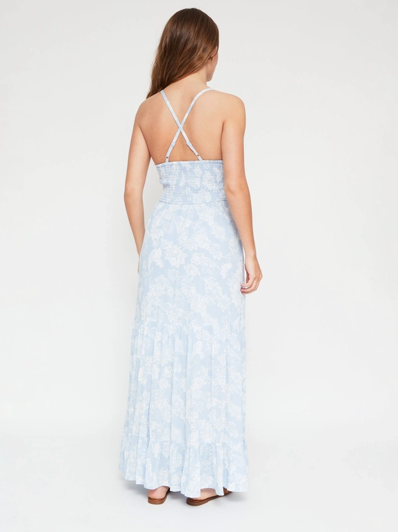 VESTIDO MUJER INDEX LARGO MACRAMÉ - 3