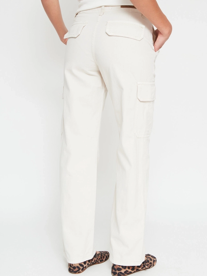 PANTALÓN DE BUZO MUJER INDEX ALGODÓN CARGO - 3