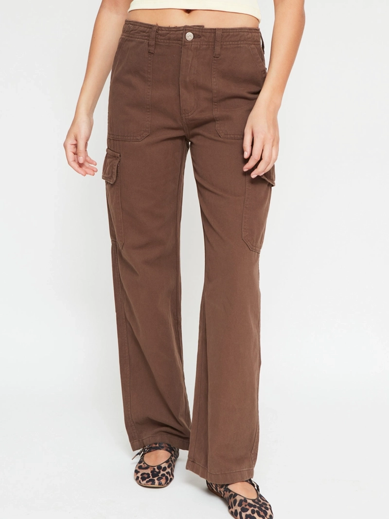 PANTALÓN DE BUZO MUJER INDEX ALGODÓN CARGO - 2