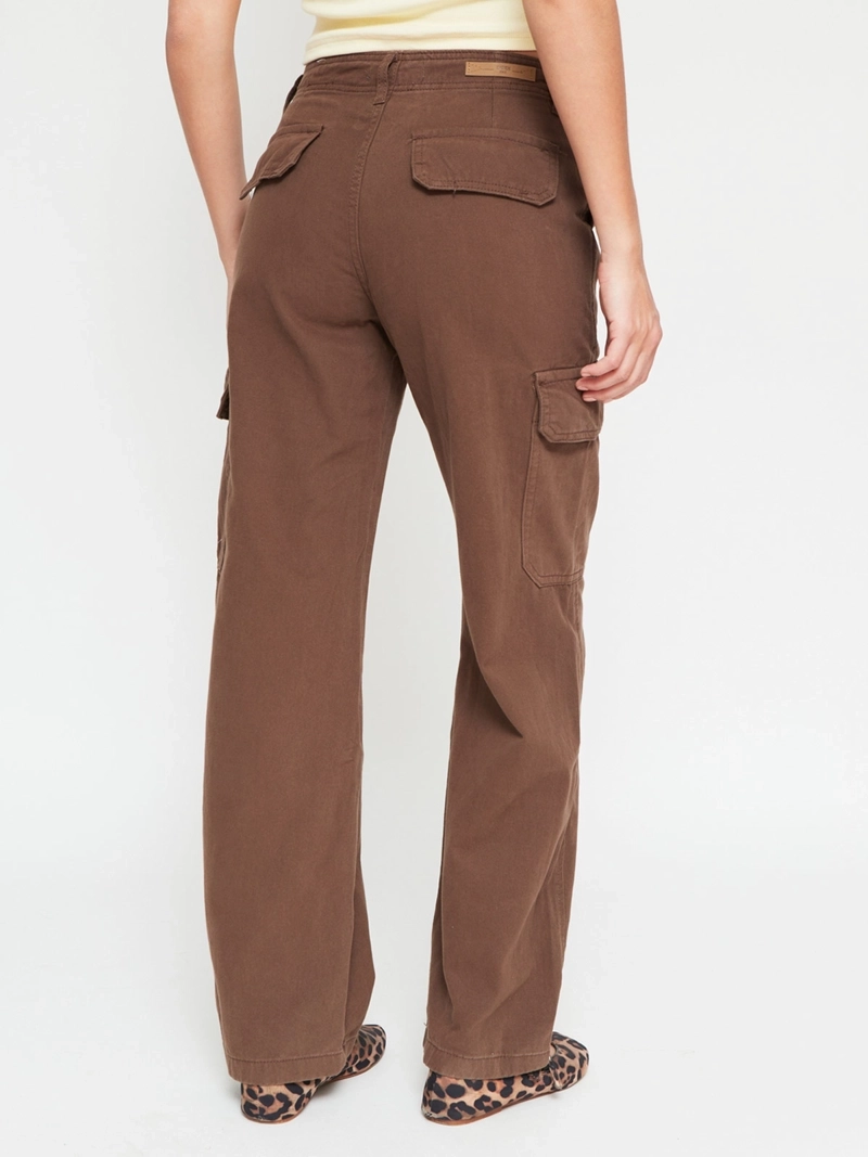 PANTALÓN DE BUZO MUJER INDEX ALGODÓN CARGO - 3