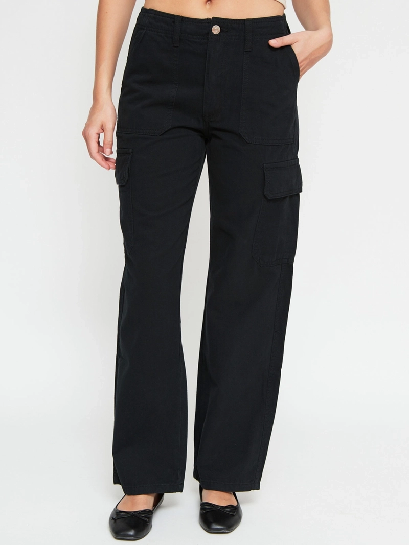 PANTALÓN DE BUZO MUJER INDEX ALGODÓN CARGO - 2