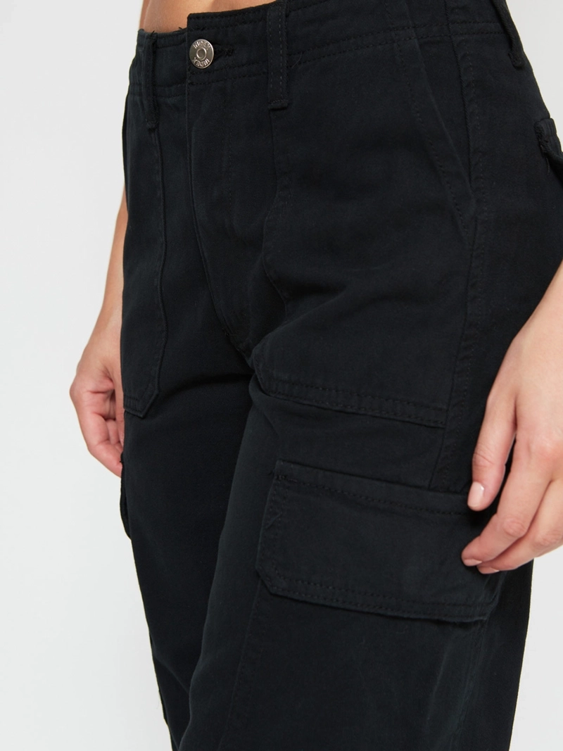 PANTALÓN DE BUZO MUJER INDEX ALGODÓN CARGO - 4
