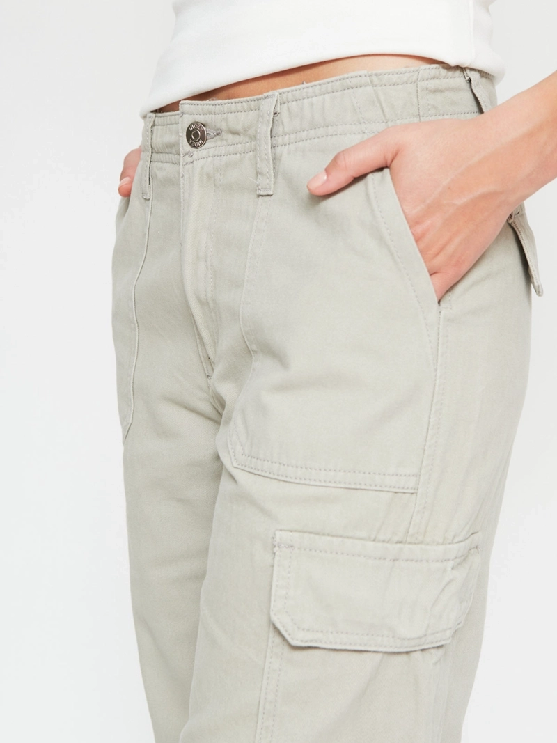 PANTALÓN DE BUZO MUJER INDEX ALGODÓN CARGO - 4
