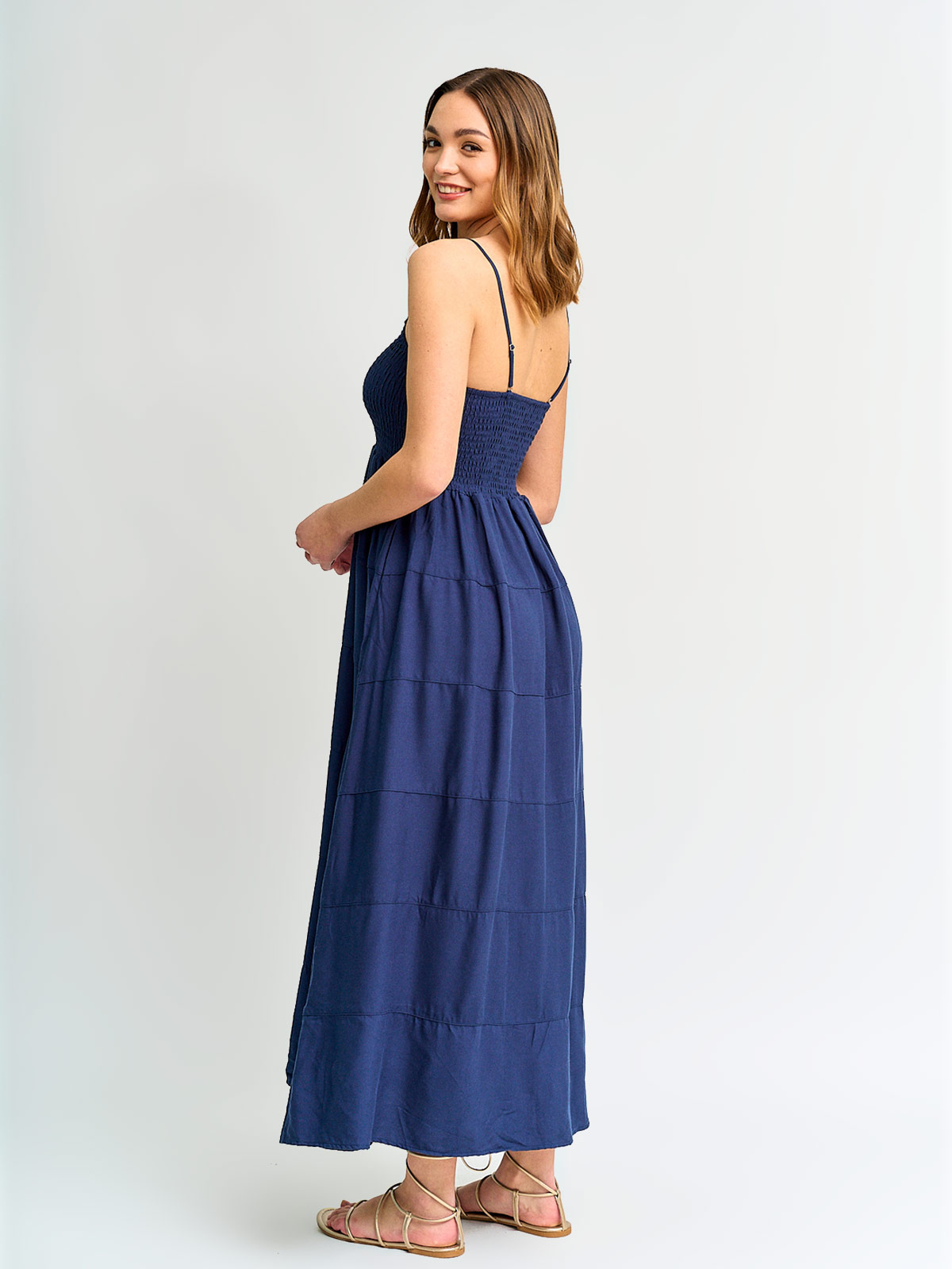 VESTIDO MUJER INDEX LARGO CAPAS - 3