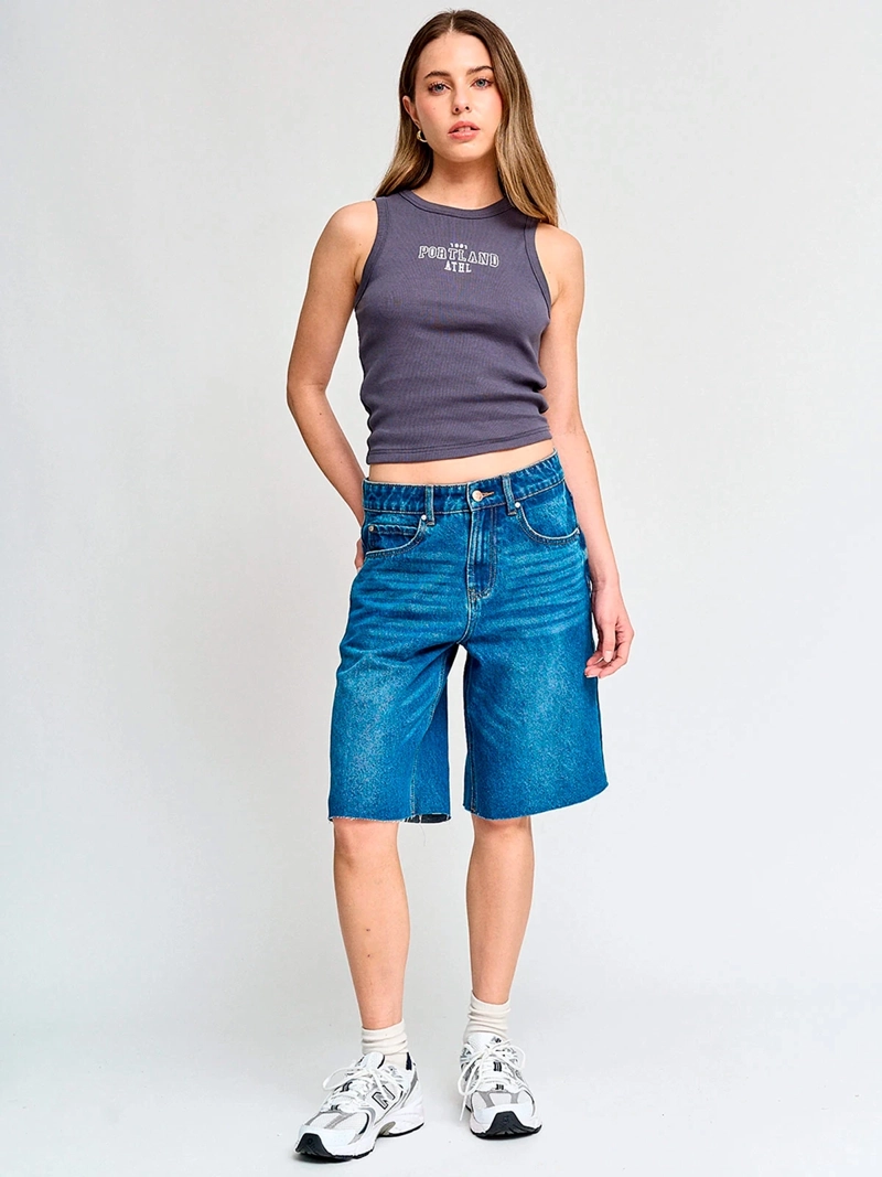 POLERA MUJER INDEX ALGODÓN SIN MANGAS BÁSICA - 4