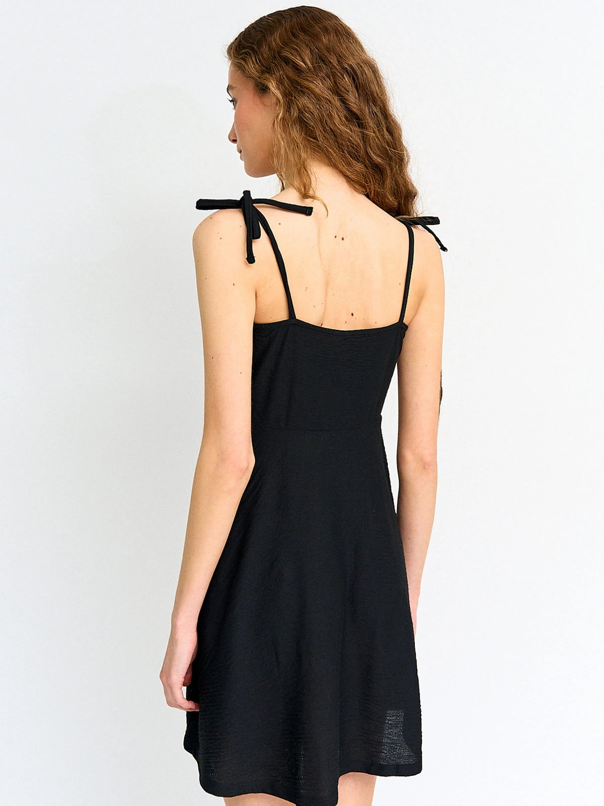 VESTIDO MUJER INDEX CORTO BOTONES - 3