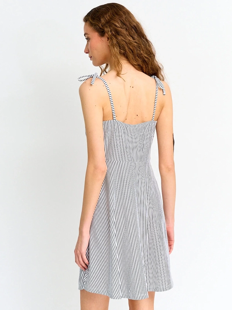 VESTIDO MUJER INDEX CORTO BOTONES - 3