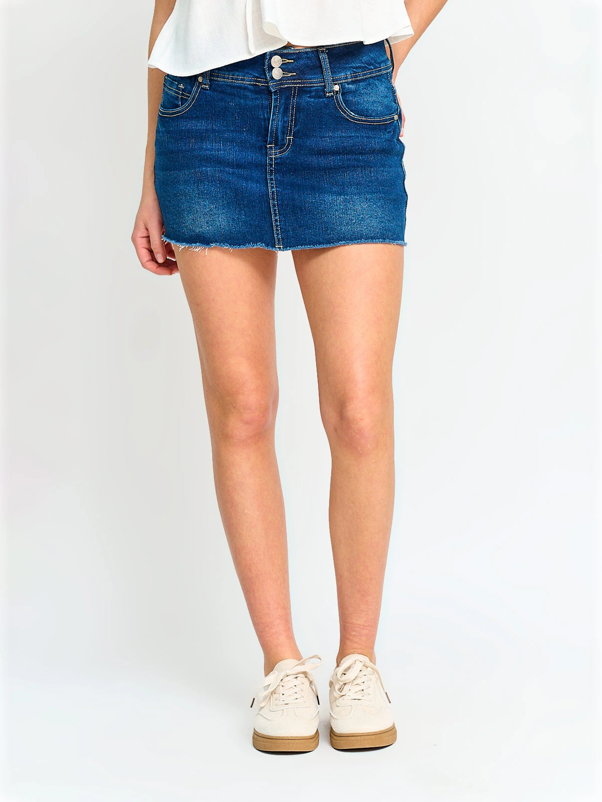 FALDA SHORT MUJER INDEX ALGODÓN TIRO BAJO - 2