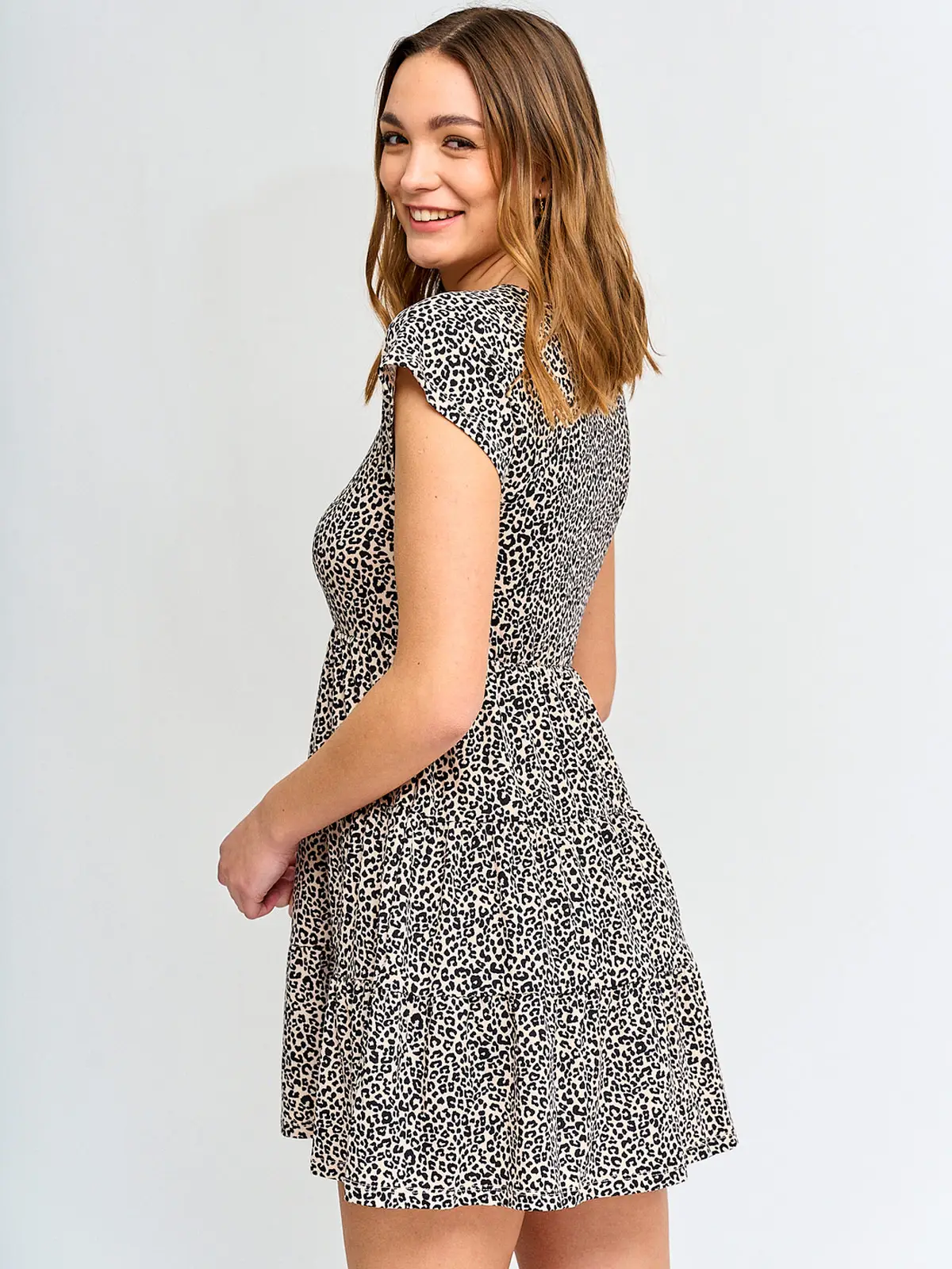 VESTIDO MUJER INDEX CORTO CAPAS - 3